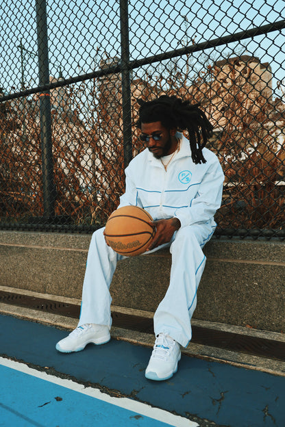 Lightweight Utility Track Pants – Slight Baggy Fit Streetwear Pants - Rose In Concrete 🥀