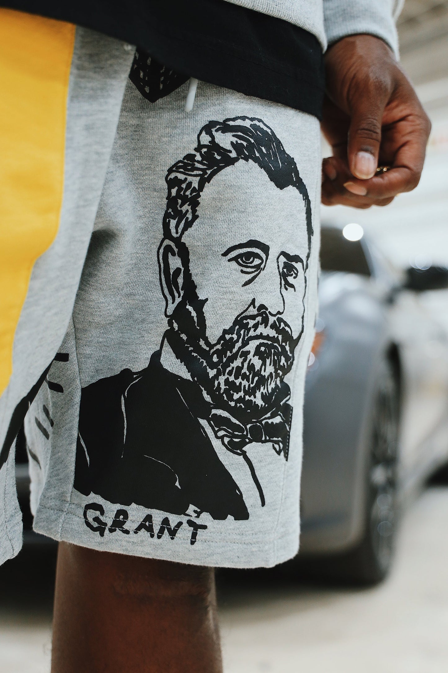 Graphic Statement Sweater – Streetwear Print Crewneck – Oversized Art Knit