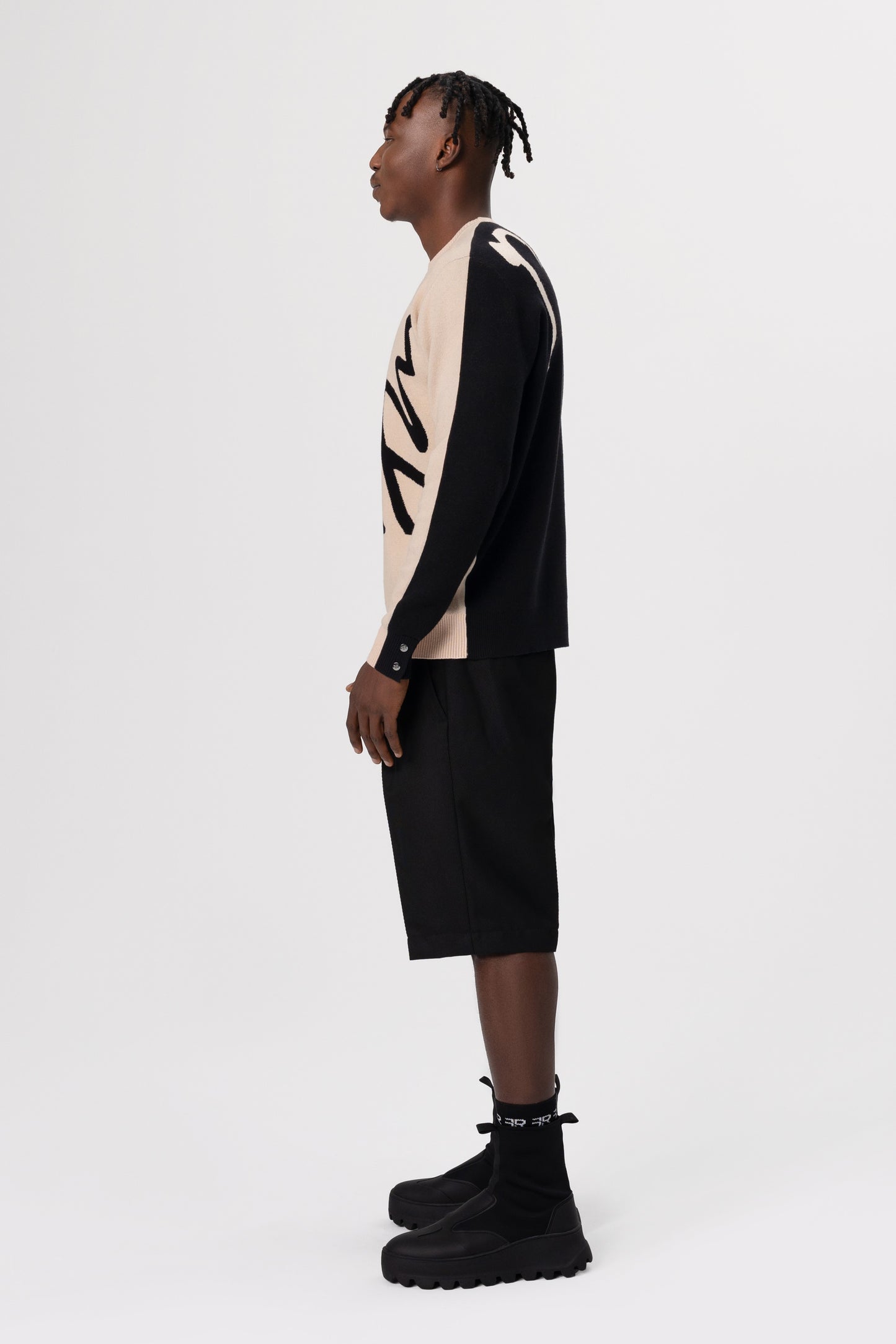 Jacquard Luxe Knit Sweater