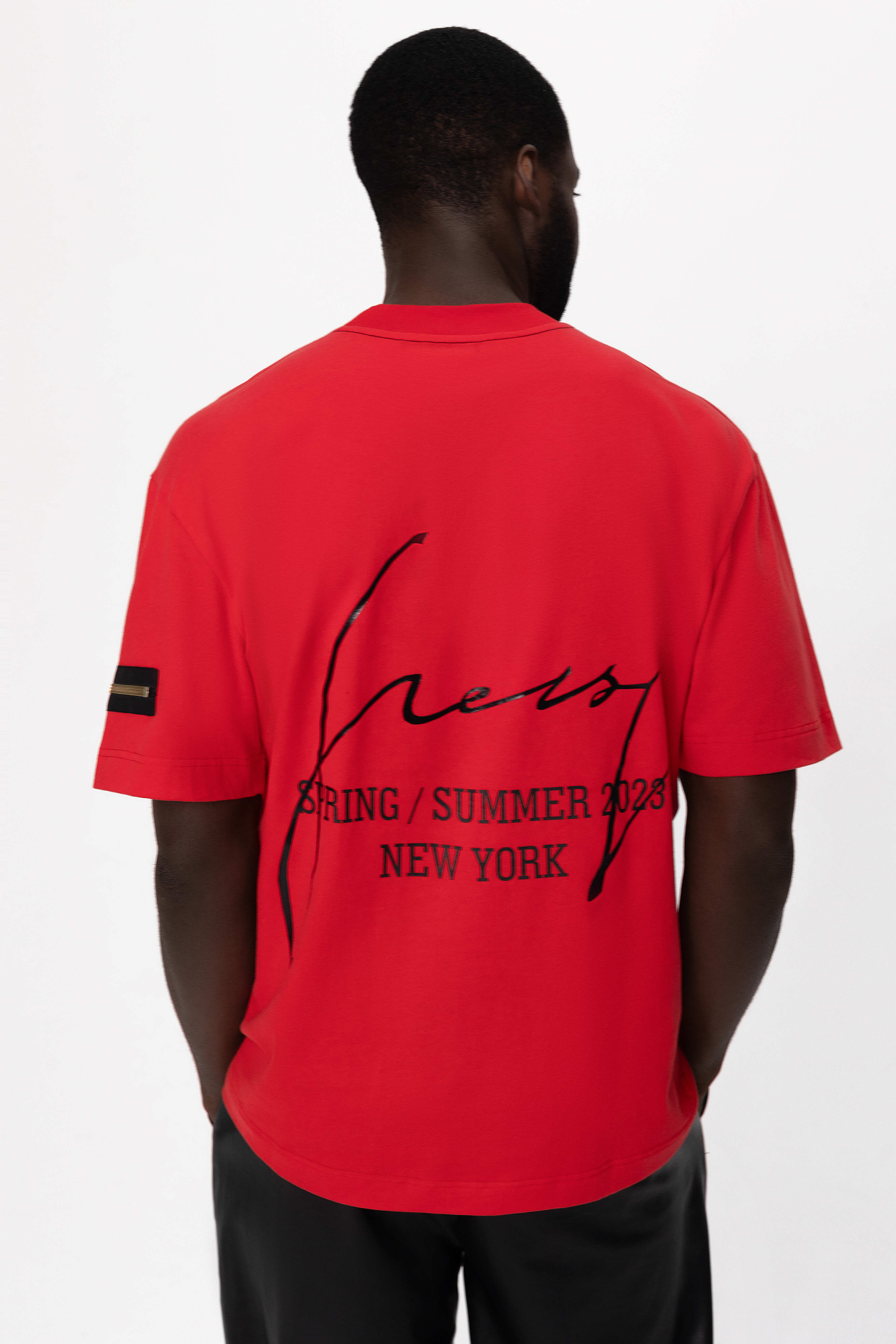 Fire Red T-Shirt - Rose In Concrete 🥀