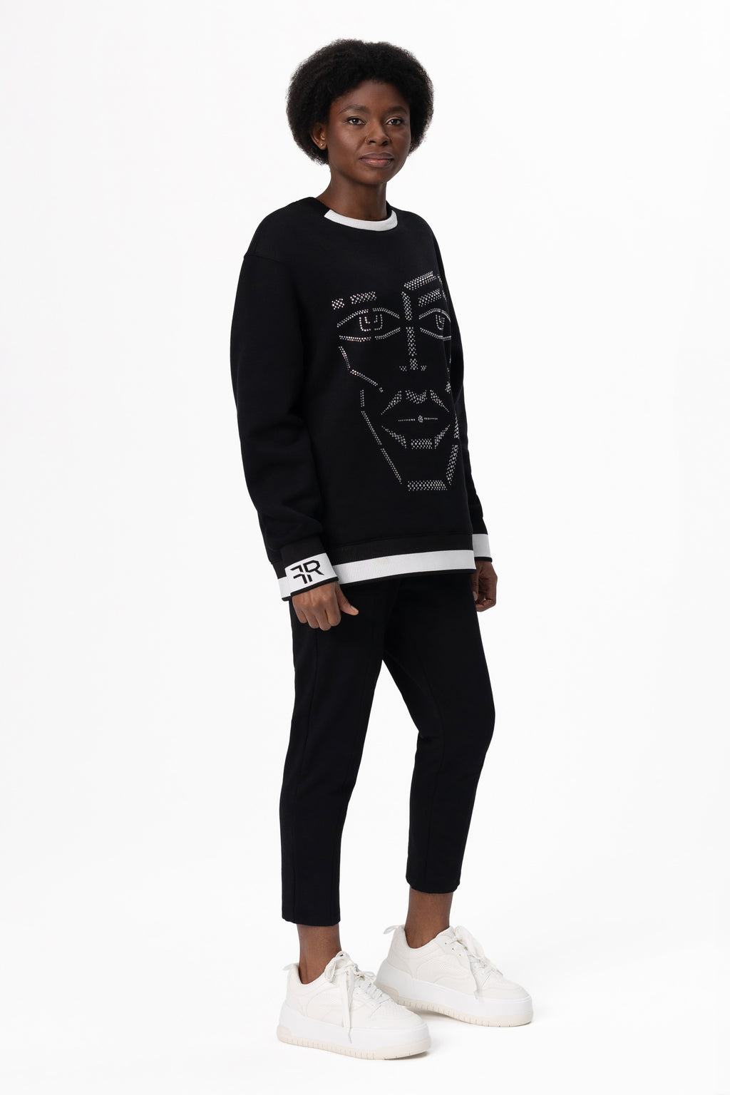 Crystal Luxe Sweatshirt - Rose In Concrete 🥀