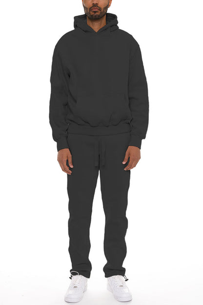 Everyday Mode Men’s Cotton-Blend Hoodie & Toggle Jogger Set