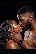 Signed urban romance novel cover art featuring an intimate moment between two characters.