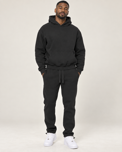 Everyday Mode Men’s Cotton-Blend Hoodie & Toggle Jogger Set
