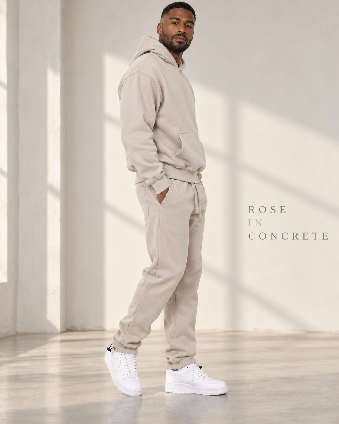 Everyday Mode Men’s Cotton-Blend Hoodie & Toggle Jogger Set