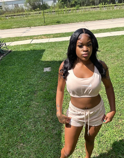 Cropped Halter Set