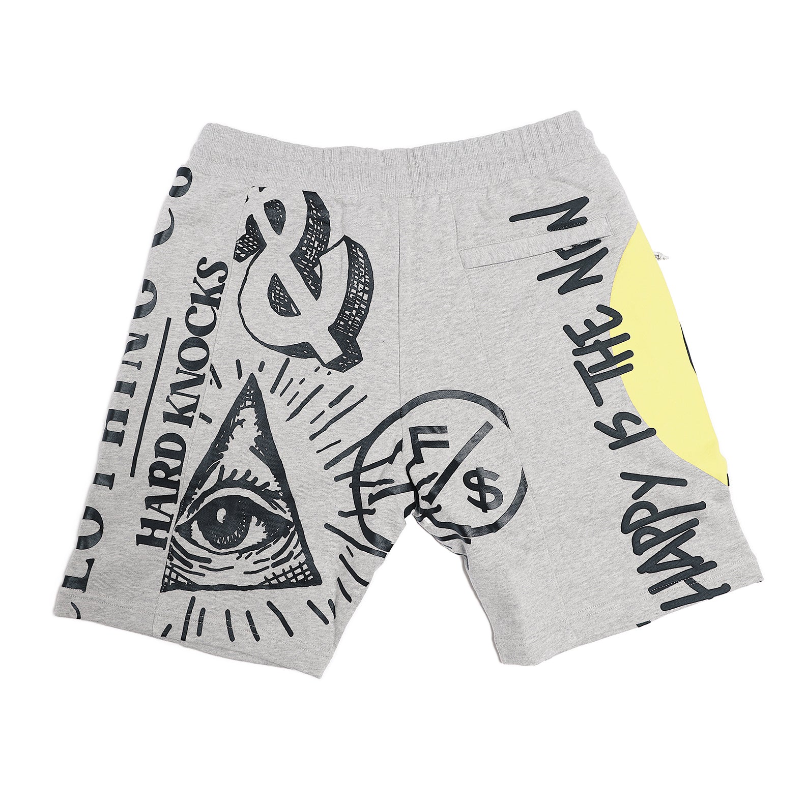 graphic statement shorts featuring bold graphic print and relaxed fit, designed to stand out and provide comfort.