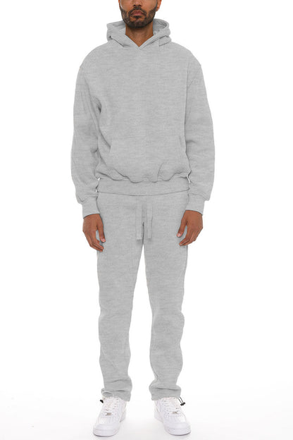 Everyday Mode Men’s Cotton-Blend Hoodie & Toggle Jogger Set