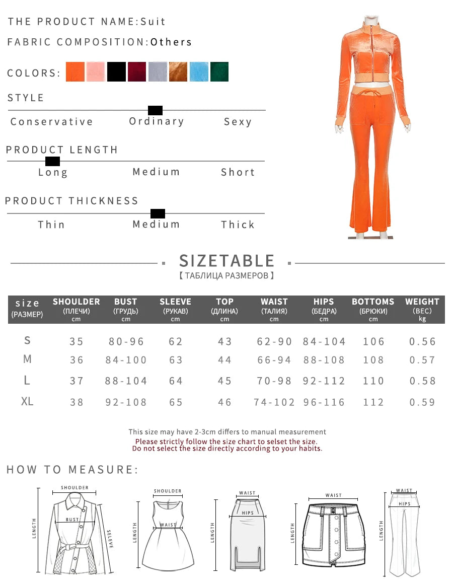 Velour Luxe Zip-Up Jogger Set