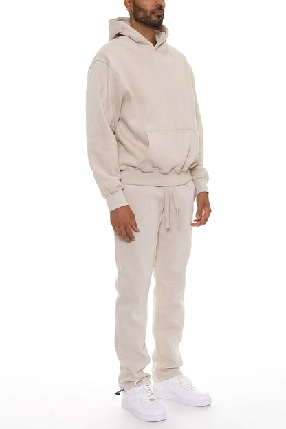 Everyday Mode Men’s Cotton-Blend Hoodie & Toggle Jogger Set