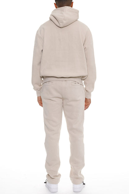 Everyday Mode Men’s Cotton-Blend Hoodie & Toggle Jogger Set