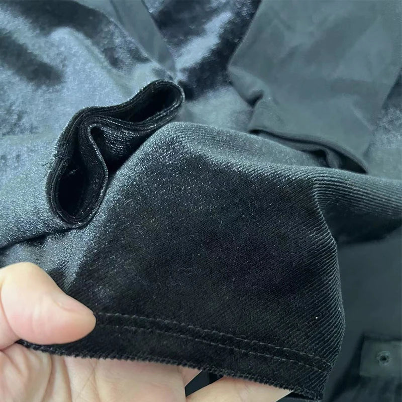 Black Velvet + Mesh Illusion