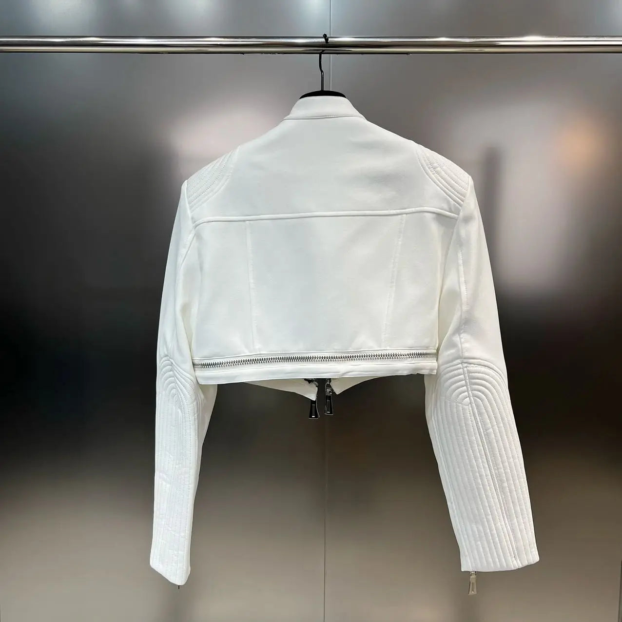 Structured Moto Jacket + Cargo Skirt Set