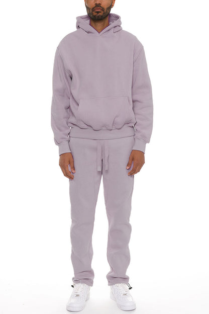 Everyday Mode Men’s Cotton-Blend Hoodie & Toggle Jogger Set