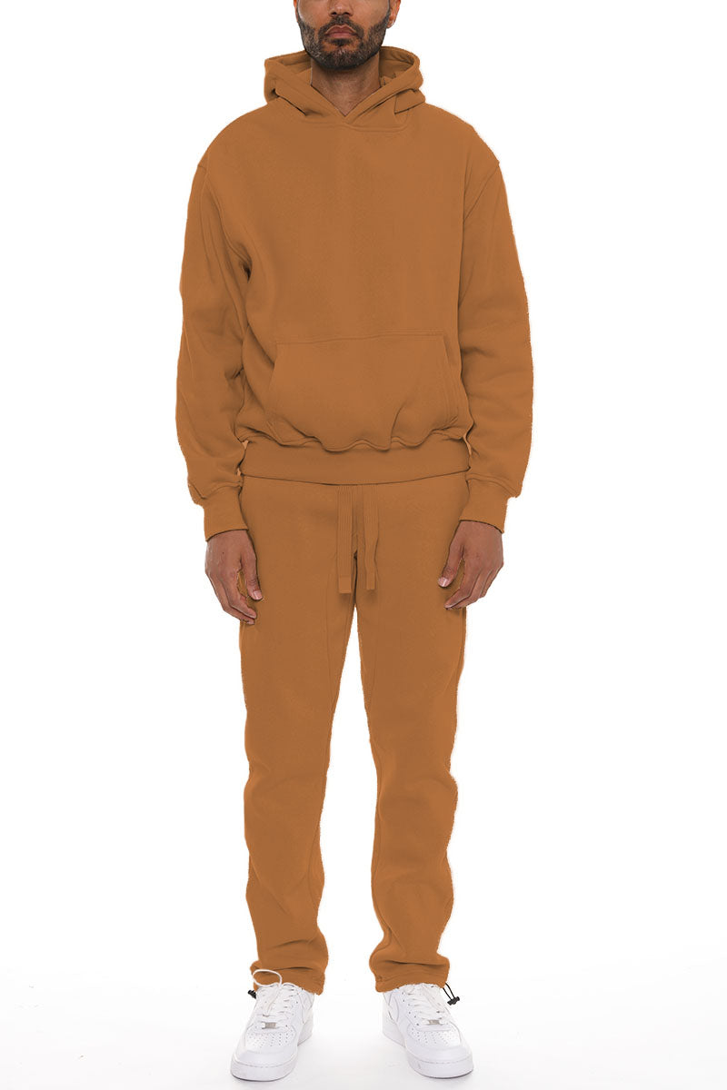 Everyday Mode Men’s Cotton-Blend Hoodie & Toggle Jogger Set