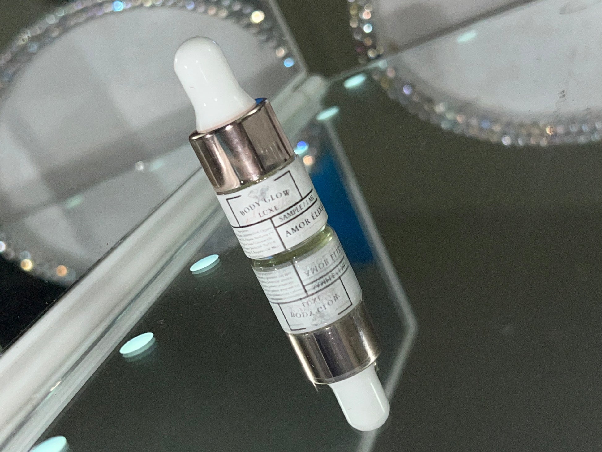 Luxe Lay'Elle Body Glow | Amor Elixir | Sample Bottle 