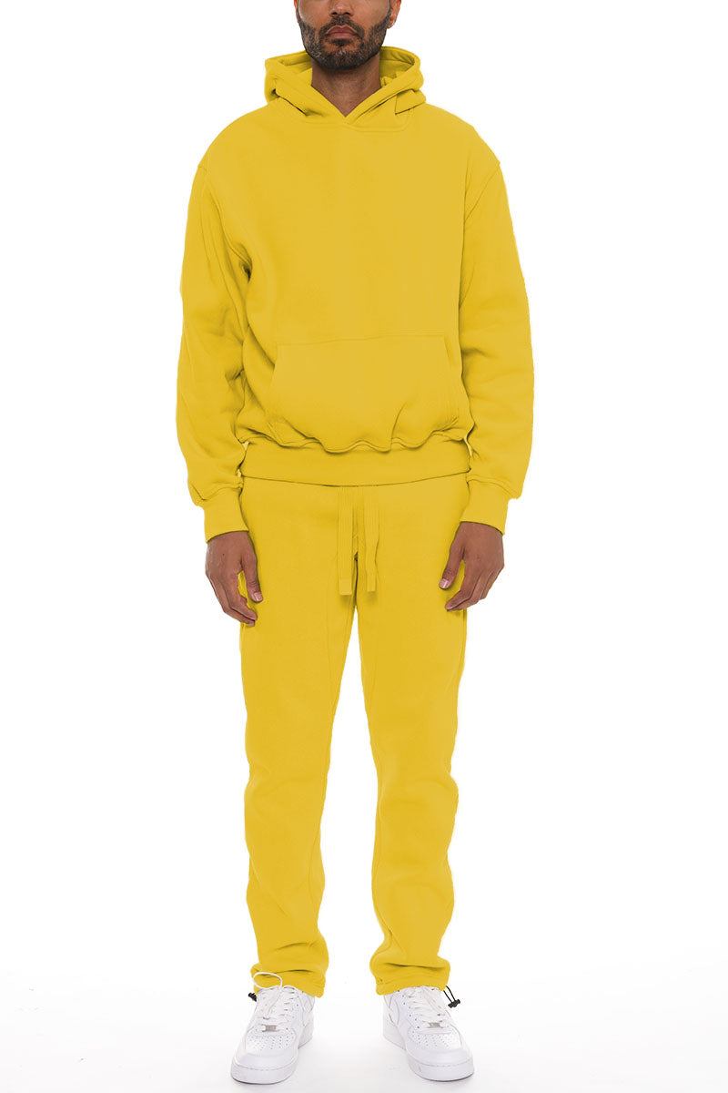 Everyday Mode Men’s Cotton-Blend Hoodie & Toggle Jogger Set