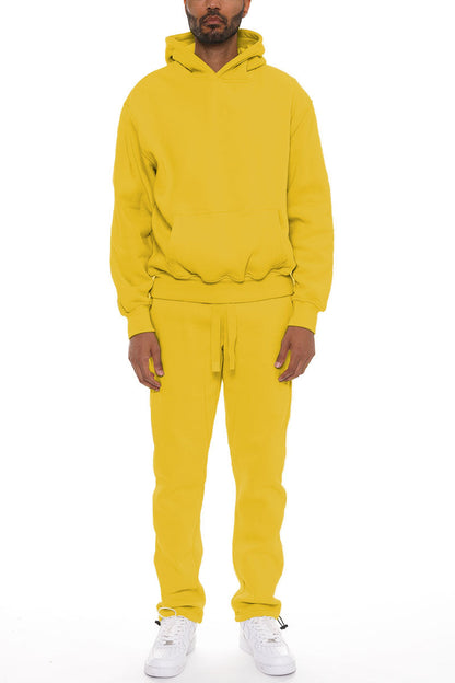 Everyday Mode Men’s Cotton-Blend Hoodie & Toggle Jogger Set