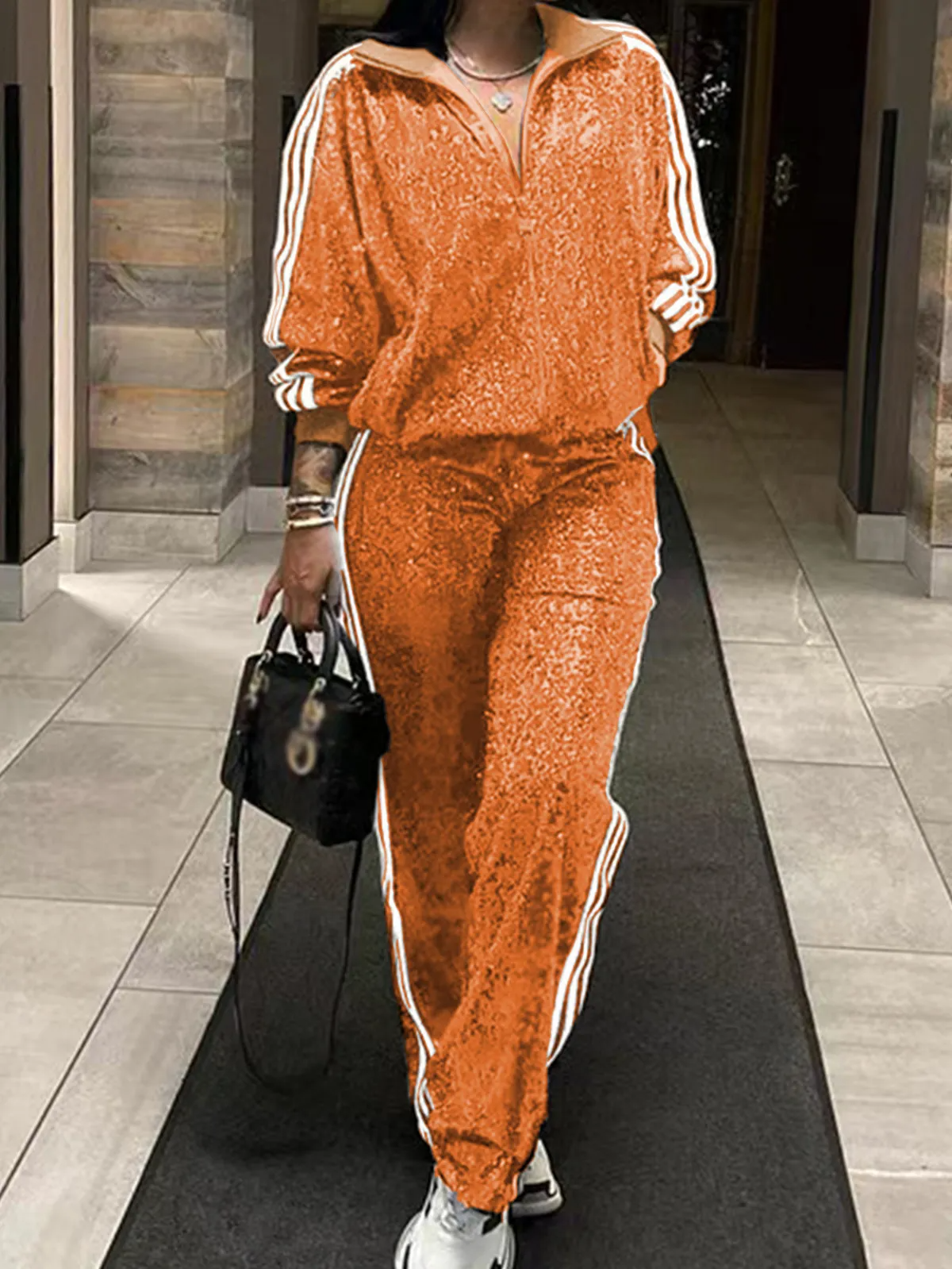 Sequin Two-Piece Set - Rose In Concrete 🥀