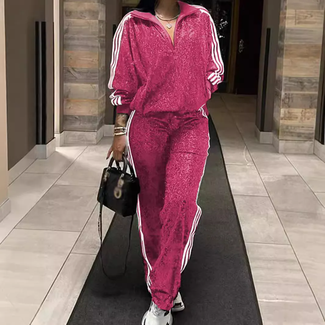 Sequin Two-Piece Set - Rose In Concrete 🥀