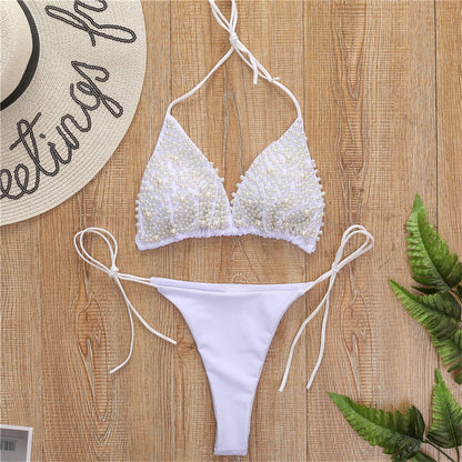A Lady in Pearls Bikini - Rose In Concrete 🥀