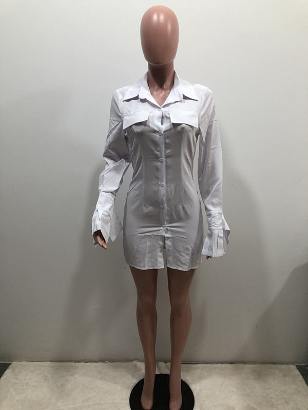 Boyfriend's Shirt Dress - Rose In Concrete 🥀