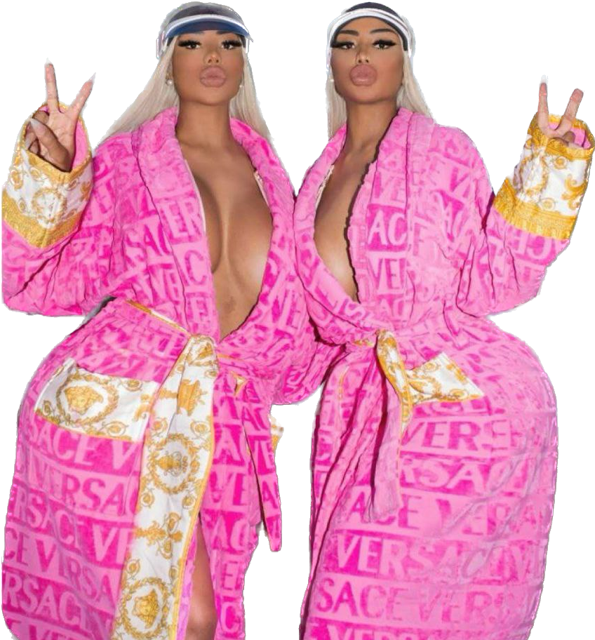 Oversized Fashion Robe - Rose In Concrete 🥀