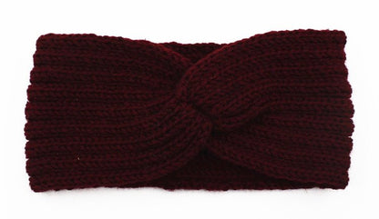 Winter Warmer Ear Knitted Headband - Rose In Concrete 🥀