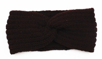 Winter Warmer Ear Knitted Headband - Rose In Concrete 🥀