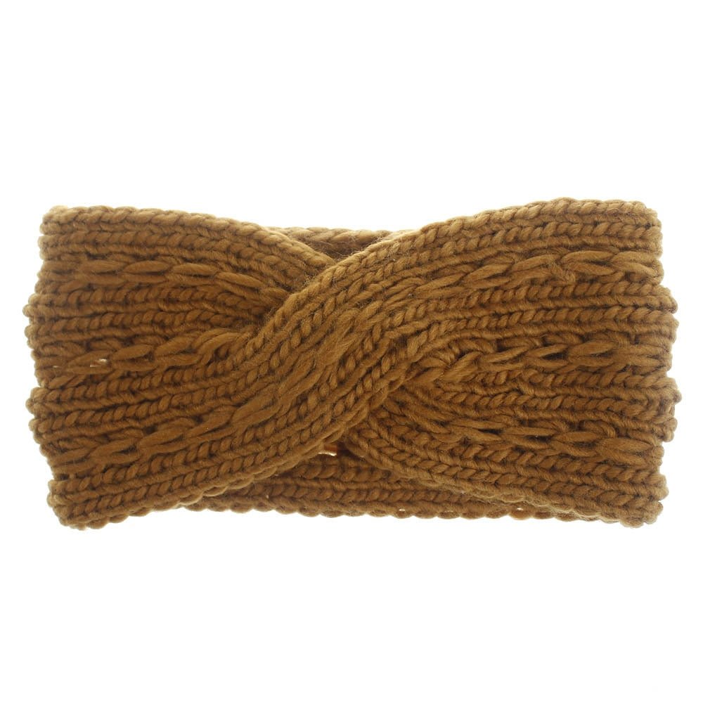 Winter Warmer Ear Knitted Headband - Rose In Concrete 🥀