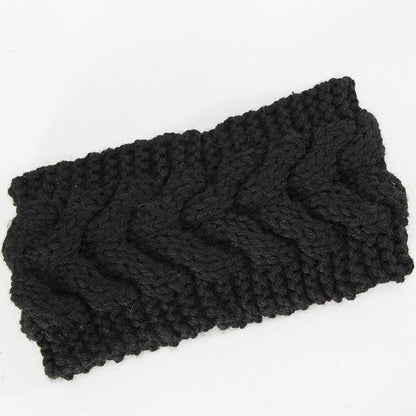 Winter Warmer Ear Knitted Headband - Rose In Concrete 🥀