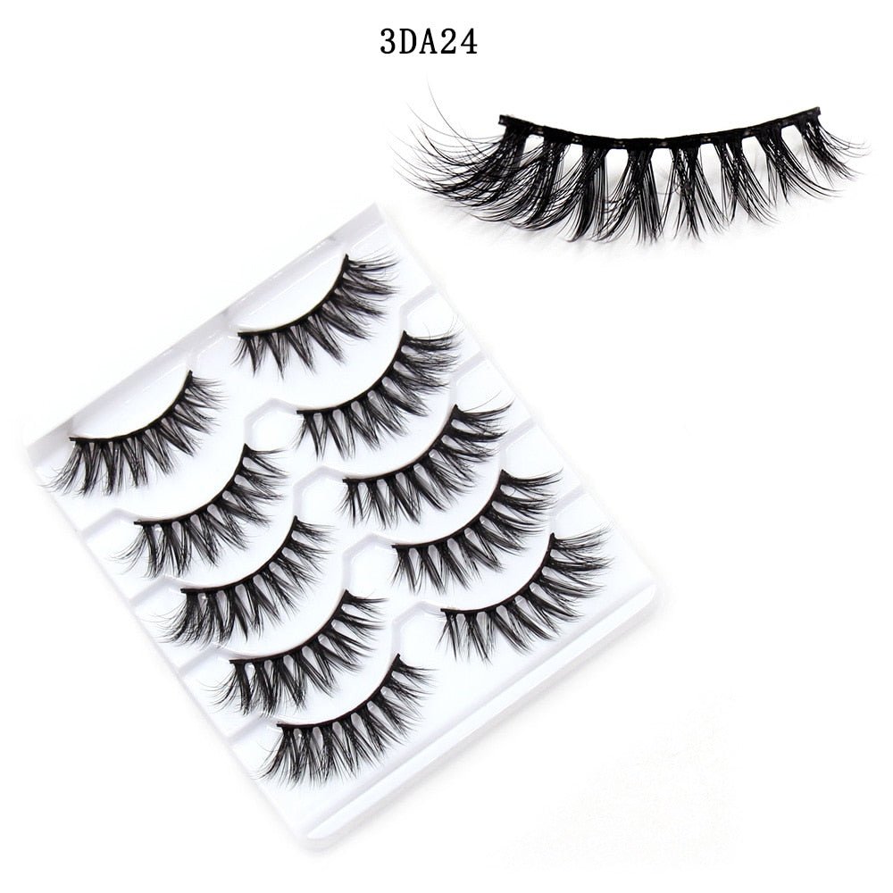 Selection 1: 3D Faux Mink Lashes - Rose In Concrete 🥀