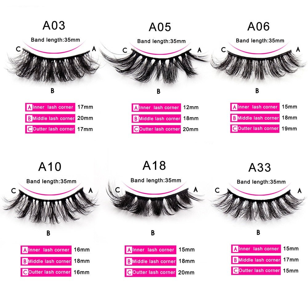 Selection 1: 3D Faux Mink Lashes - Rose In Concrete 🥀