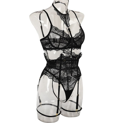 In a Chokehold Lingerie Set - Rose In Concrete 🥀