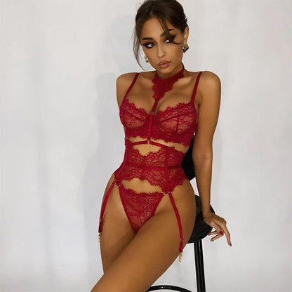 In a Chokehold Lingerie Set - Rose In Concrete 🥀