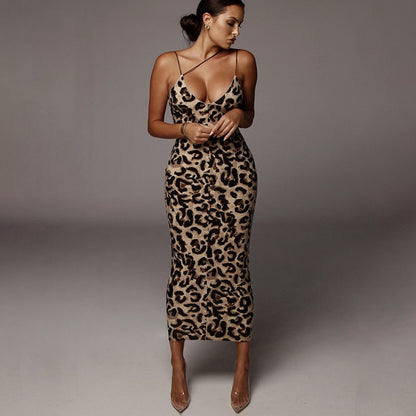 Animal Print Dress - Rose In Concrete 🥀