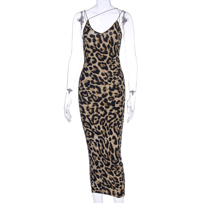 Animal Print Dress - Rose In Concrete 🥀