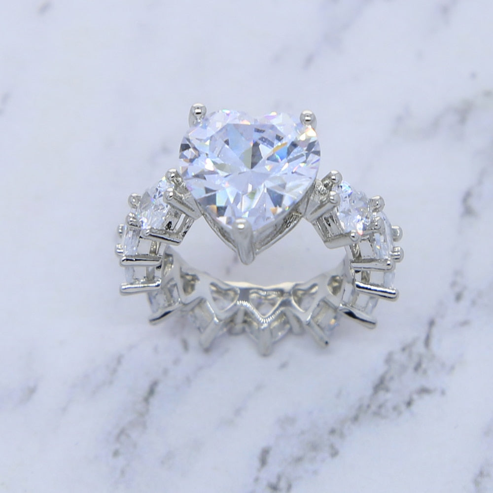 Full of Hearts Ring - Rose In Concrete 🥀