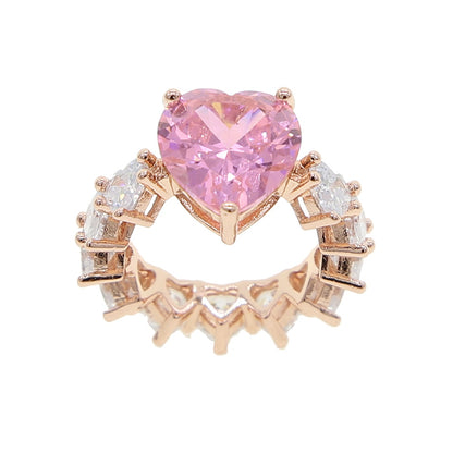 Full of Hearts Ring - Rose In Concrete 🥀