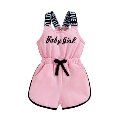 Baby Girl Romper - Rose In Concrete 🥀