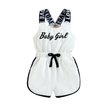 Baby Girl Romper - Rose In Concrete 🥀