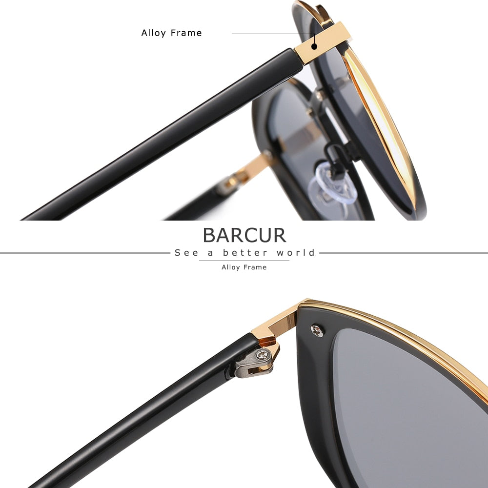 Barcur Luxury Glasses - Rose In Concrete 🥀
