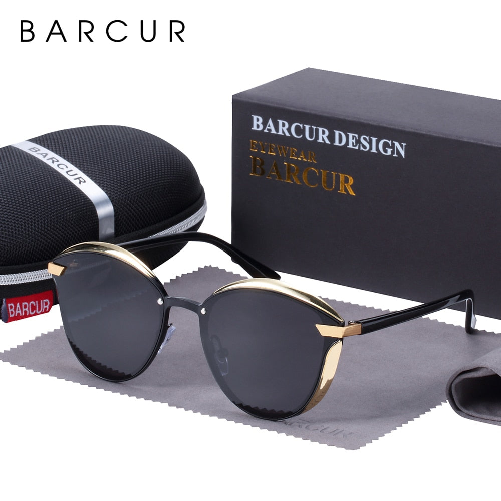 Barcur Luxury Glasses - Rose In Concrete 🥀