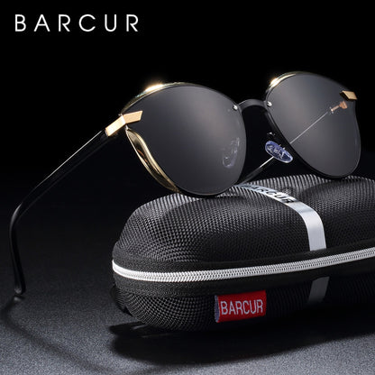 Barcur Luxury Glasses - Rose In Concrete 🥀