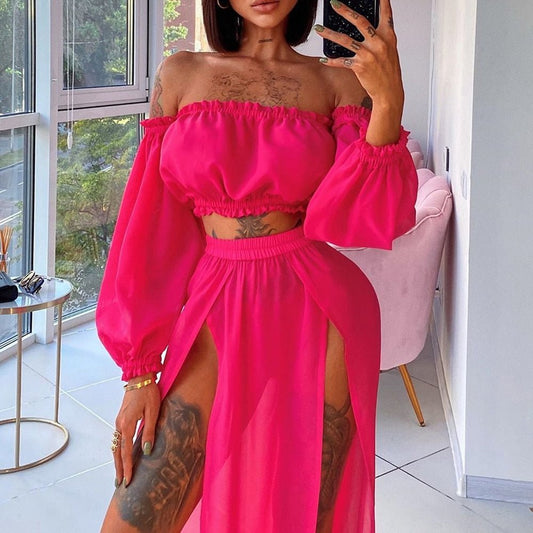 Matching Swimsuit Coverup - Rose In Concrete 🥀
