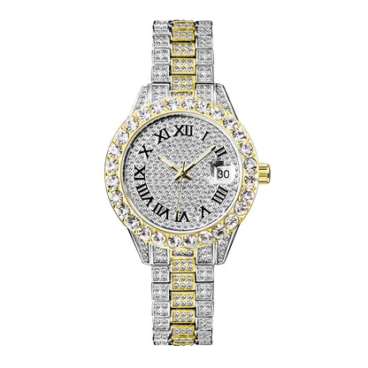Bling Icy Watch - Rose In Concrete 🥀