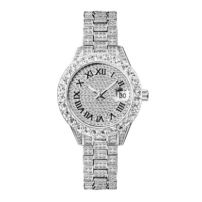 Bling Icy Watch - Rose In Concrete 🥀