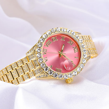 Bling Icy Watch - Rose In Concrete 🥀