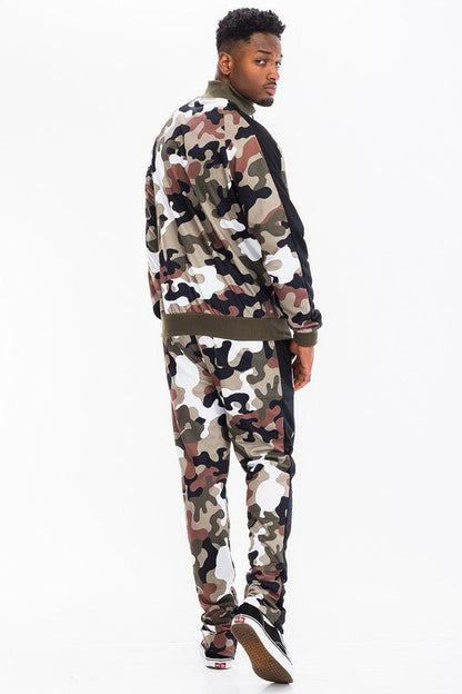 Camo Tracksuit Set - Rose In Concrete 🥀